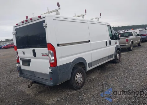 2017 Ram Promaster 1500 Low Roof 136 Wb z USA, uszkodzony, nr VIN 3C6TRVAG2HE516835
